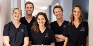 Photo of five dentists