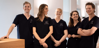 Photo of five dentists